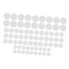 Felt Plate Dividers, 72-Piece Set, White, Super Thick, Washable, Cuttable view 2
