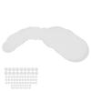 Felt Plate Dividers, 72-Piece Set, White, Super Thick, Washable, Cuttable view 3