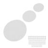 Felt Plate Dividers, 72-Piece Set, White, Super Thick, Washable, Cuttable view 4