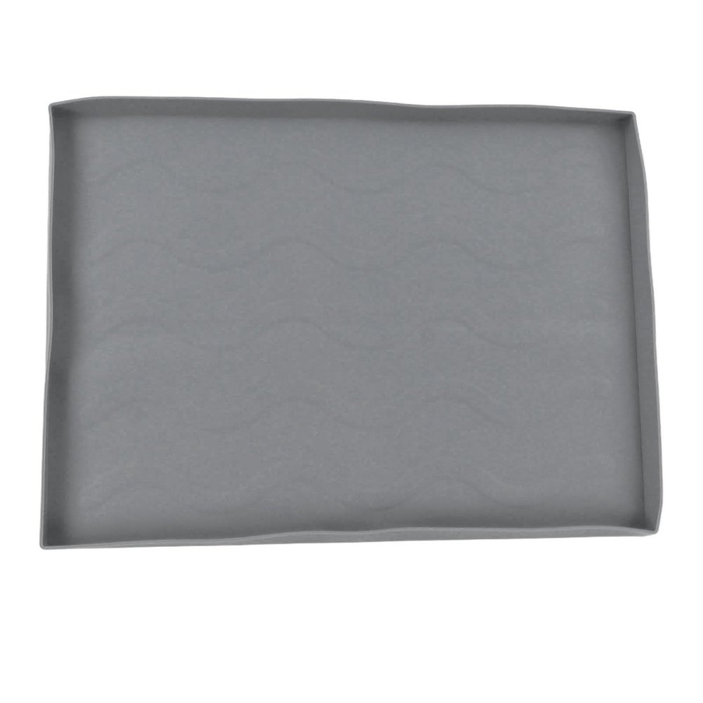 Heavy-Duty Silicone Griddle Protective Mat, Medium Gray
