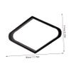 Toddmomy Wooden Diamond Pool Ball Rack, Black view 2