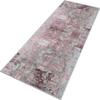 RGLXING Runner Rug, Non-Slip Hallway and Kitchen Mat, 40 x 500 cm, Washable, Red and Gray view 1