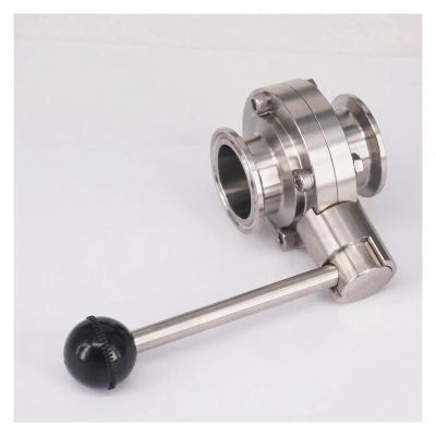 IDGTTLDF 1-1/2 in (38 mm) SUS304 Stainless Steel Tri-Clamp Flow Control Valve for Beer and Dairy Products