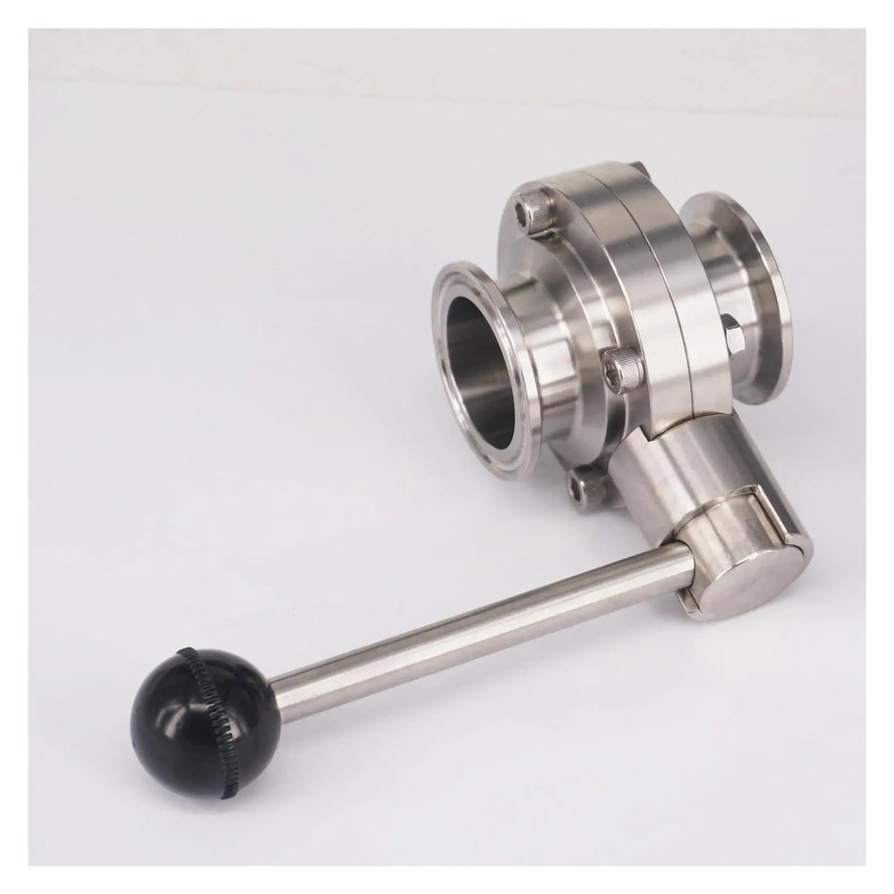 IDGTTLDF 1-1/2 in (38 mm) SUS304 Stainless Steel Tri-Clamp Flow Control Valve for Beer and Dairy Products