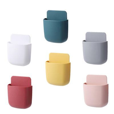 FUNNETOYU Self-Adhesive Wall Storage Boxes, 6-Pack