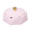 XUJUAN-0227 Pink Windproof Stainless Steel Ashtray with Rotating Lid view 1