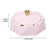 XUJUAN-0227 Pink Windproof Stainless Steel Ashtray with Rotating Lid view 4