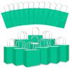 Gcardist 24-Pack Small Gift Bags with Handles, Sea Green, 8.3 x 6 x 3.15 in view 2