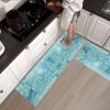 RGLXING Blue Washable Non-Slip Runner Rug, 60 x 500 cm view 4