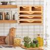 5-in-1 Zip Bag Organizer for Kitchen Organization view 4