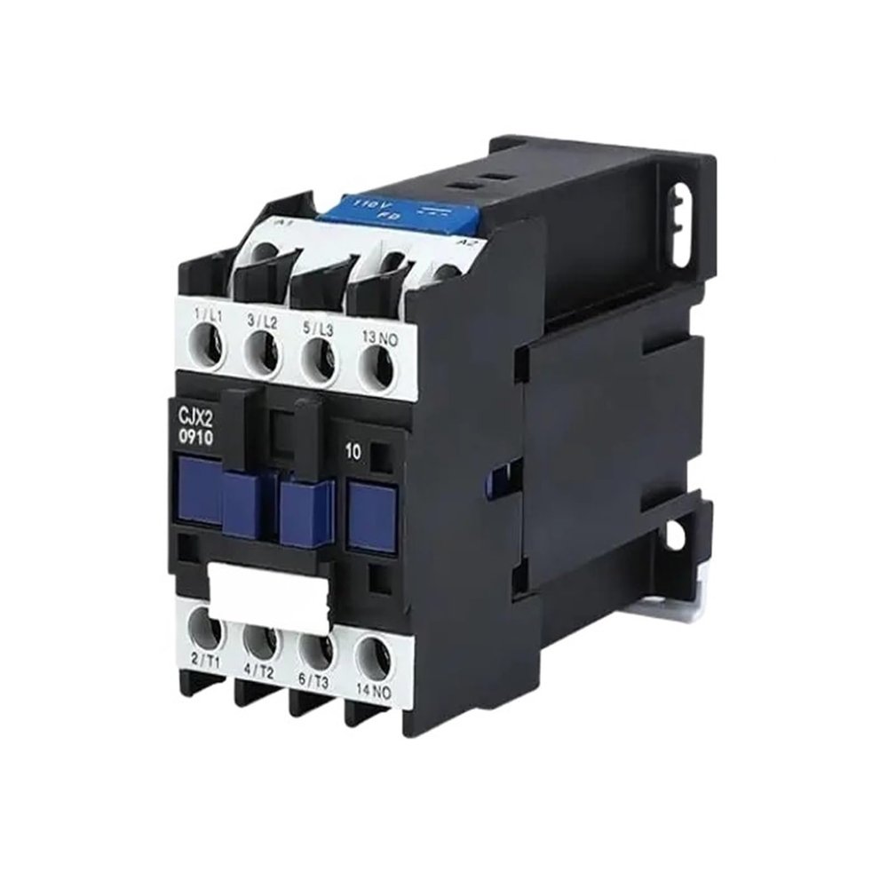 P0Z9J7F LC1D DC CJX2-0910Z/CJX2-0901Z 9A NO Contactor, 3-Phase DIN Rail Mount, DC 24V (CJX2-0910Z, 4NO)