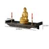 CHFANGHEJUFU Wall-Mounted Buddha Shrine Altar Table with Drawer view 2