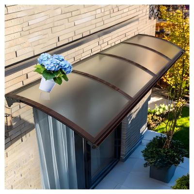 ZXCASDF Polycarbonate Door Canopy, 140 x 360 cm