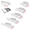 ZXCASDF Polycarbonate Door Canopy, 140 x 360 cm view 2