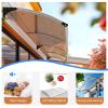 ZXCASDF Polycarbonate Door Canopy, 140 x 360 cm view 3