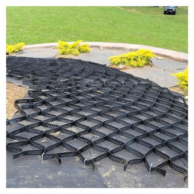 HDPE Driveway Stabilizer Geogrid, 40 x 40 cm, 2 in. High, 1 x 4 m