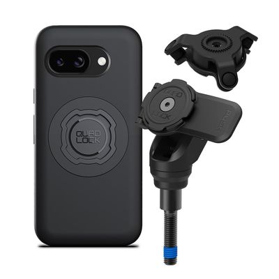 QUAD LOCK PRO Motorcycle Handlebar Clamp Mount with Vibration Dampener and MAG Case for Pixel 9a