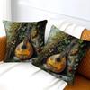 kaiyun 2-Pack 16 x 16 in Square Decorative Pillow Covers, Magical Pipa Design view 3