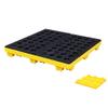 IBOWZ Spill Containment Platforms, Spill Pallets, Modular Platforms with Grating, Leak-Proof Plastic Pallets view 4