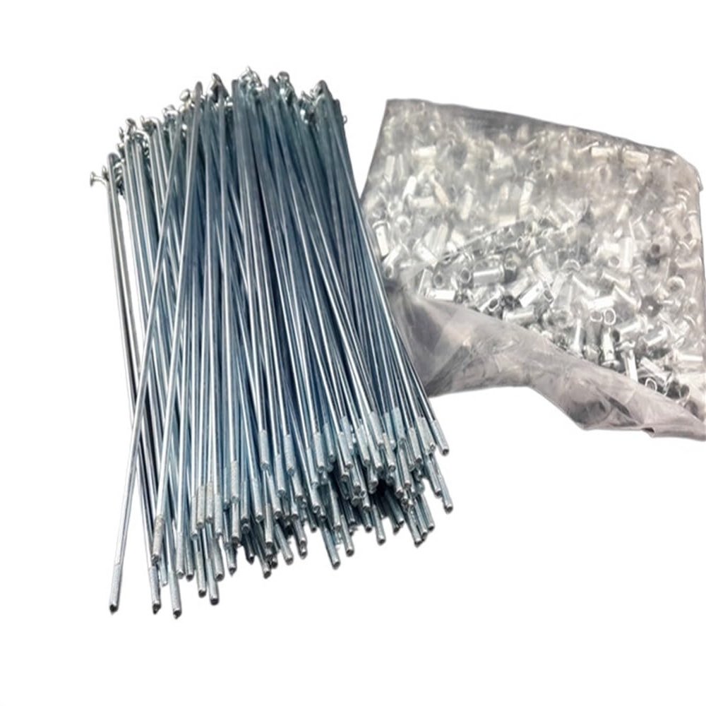 XLANDALYUEFA Stainless Steel Bicycle Spokes, 100 Pieces, 55170 mm, 10 g, 3 mm, 165 mm