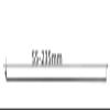 XLANDALYUEFA Stainless Steel Bicycle Spokes, 100 Pieces, 55170 mm, 10 g, 3 mm, 165 mm view 2