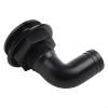 Secure-Barb 90-Degree Elbow Fitting for Bilge Systems, Black view 2