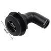 Secure-Barb 90-Degree Elbow Fitting for Bilge Systems, Black view 3