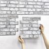 MBPBLKGKCT 10-Piece 3D Wall Stickers, Brick Tile Stickers (Color 11) view 3