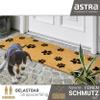 Indoor & Outdoor Coir Mat – Paw Print Door Mat, 140 x 200 cm, Rectangular view 2