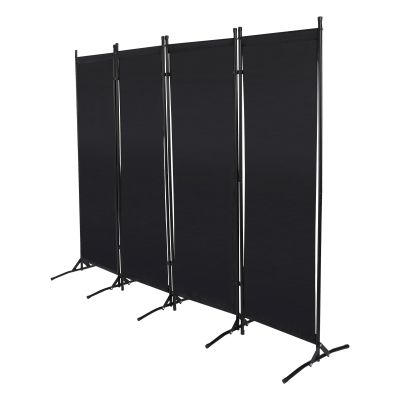 200 x 170 cm Folding Room Divider, Gray