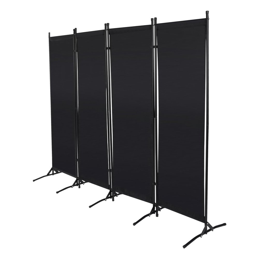 200 x 170 cm Folding Room Divider, Gray