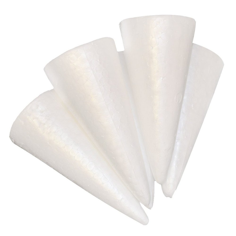 5/10 pcs Cone-Shaped DIY Christmas Trees for Painting and Crafts, 70/100/15 pcs, 150 mm