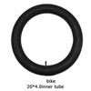 DONGLING 20 x 4 in Bicycle Inner Tube, Thickened Rubber Replacement Tube view 2