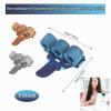 3-Pack Stainless Steel Adjustable 3-Hole Pen Holders for Nurses – Navy, Rose Gold & Silver view 3