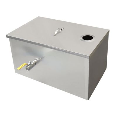 Commercial Grease Trap for Restaurant Kitchens, Stainless Steel, 1000 x 500 x 500 mm / 1200 x 500 x 500 mm