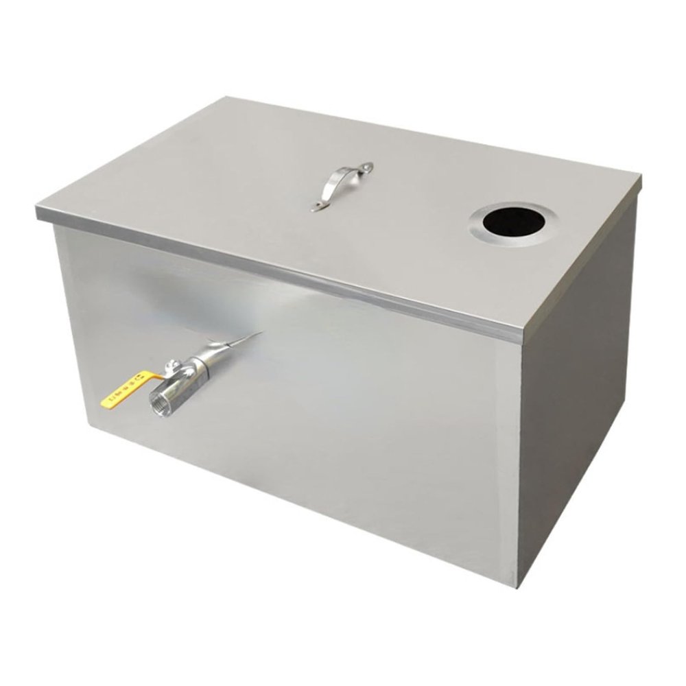 Commercial Grease Trap for Restaurant Kitchens, Stainless Steel, 1000 x 500 x 500 mm / 1200 x 500 x 500 mm