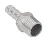Stainless Steel Male-Thread Pipe Fitting, Hose Barb, 1/2 in x 12 mm view 3