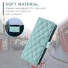 Flip Wallet Case with Strap for Xiaomi Redmi Note 14 Pro 4G, PU Leather, Light Green view 3