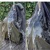 Riding Lawn Mower Cover, Waterproof, Universal, 210D Oxford Polyester, Dust and UV Protection, Green, S view 4