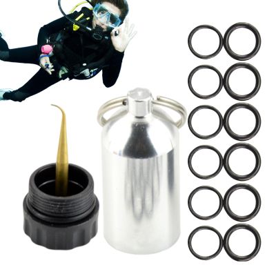 Zunetsutock Diving O-Ring Seal Kit with Mini Tank Keychain