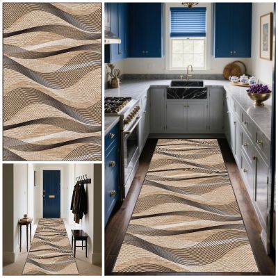 Zteiuqx Long Non-Slip Runner Rug for Hallway or Kitchen, 70 x 100 cm