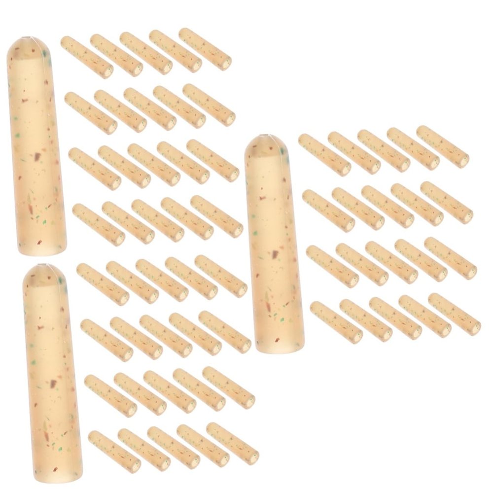 ibasenice 3-Set Carp Fishing Helicopter Rig Sleeves, Abrasion-Resistant Rubber Buffers, 50 Pieces × 3