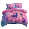 Generic Blush Peony Cat Silhouette Bedding Set, 155 x 220 cm view 4