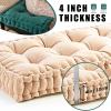 VisLarsc Portable Bench Cushion, Yellow, 50 x 50 x 10 cm view 3