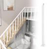 Adjustable Metal Stair Railing Spindles with 270° Angle, Square-Tube Railing Spindles for Decks, Steps, Gardens, and Outdoor Stairs view 1