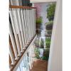 Adjustable Metal Stair Railing Spindles with 270° Angle, Square-Tube Railing Spindles for Decks, Steps, Gardens, and Outdoor Stairs view 4