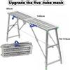 LwsCUiH Folding Adjustable Galvanized Steel Work Platform, 140 cm view 2