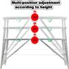 LwsCUiH Folding Adjustable Galvanized Steel Work Platform, 140 cm view 3