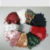 WanMing 5-Yard, 17 cm Glitter Laser Sequin Fringe Tassel Lace Trim view 2