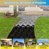 LwsCUiH Stable Land Garden Retaining Wall Grid Stabilizer, HDPE Ground Grid for Shed Bases, Gravel, Terraces and Slopes, 6 m x 6 m (19.5 ft x 19.5 ft) view 4